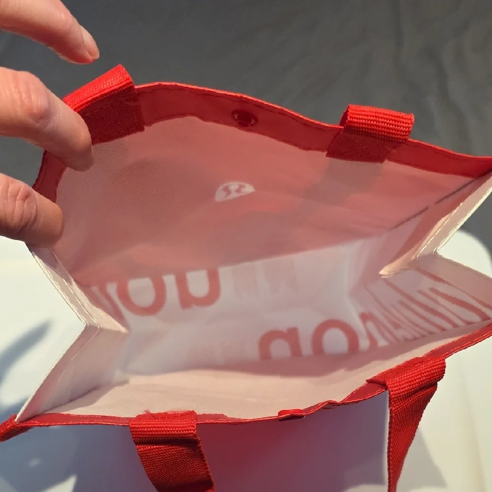 lululemon athletica Red Small Tote Bag